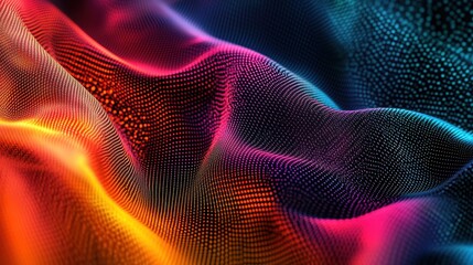 Abstract blurred gradient mesh background. Colorful smooth banner template.Trendy creative vector. Intense blank Holographic spectrum gradient for cover.