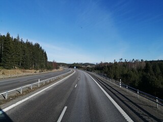 road, highway, asphalt, travel, sky, landscape
