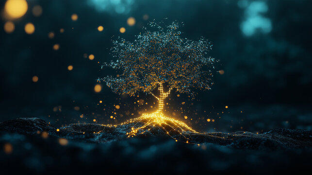 Enhancing digital literacy skills through education in nature visual content inspirational environment modern viewpoint