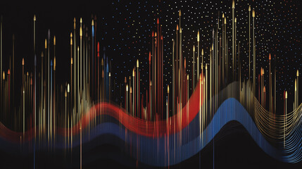 Abstract black background with Colorful charts and graphs with statistics to innovative analyze business potential and forecast future development of companies growth.	
Category	
Business	
