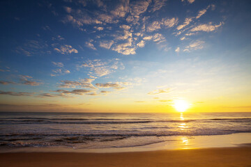 Sea sunset