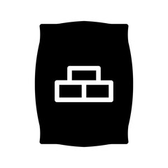 cement bag icon color editable