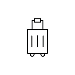 Baggage icon Flat fill set collection