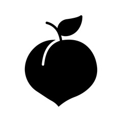 peach icon color editable on white background