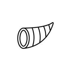 cornucopia icon Flat fill set collection
