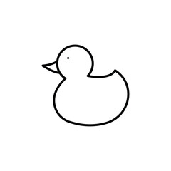Duck icon Flat fill set collection