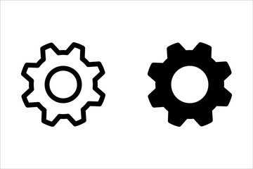Setting icon. sign for mobile concept and web design. vector illustration