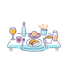 brunch setup icon, brunch setup vector illustration-simple illustration of brunch setup, perfect for brunch setup logos and themed design 