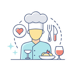 chef s special icon, chef s special vector illustration-simple illustration of chef s special, perfect for chef s special logos and themed design 