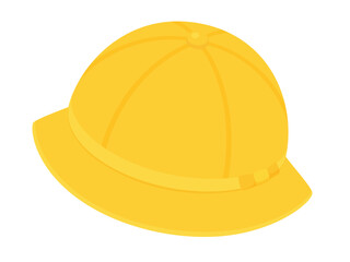 小学校の通学に使う黄色い帽子のイラスト