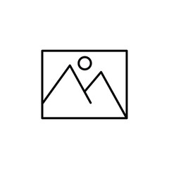 Picture snapshot icon Flat fill set collection