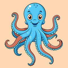 octopus cartoon illustration