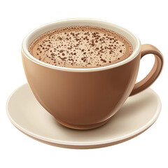 Fototapeta premium A cup of coffee on transparent background