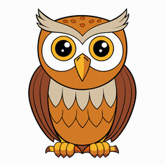 owl cartoon vector