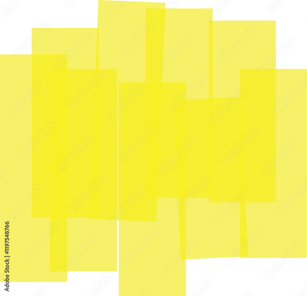 Poster intersecting yellow rectangles create a dynamic and modern abstract composition, ideal for backgroun