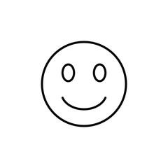 smile icon Flat fill set collection