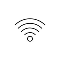 Wifi signal icon Flat fill set collection