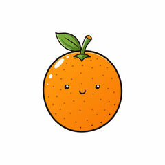 vector illustration of an satsuma fruit