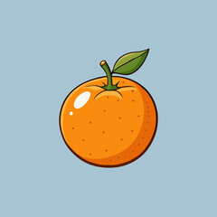 vector illustration of an satsuma