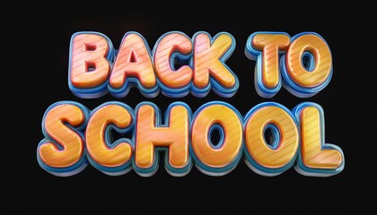 Back to School Text Banner