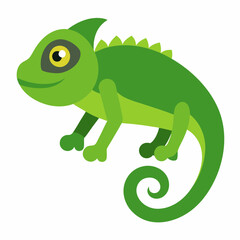 chameleon vector illustration
