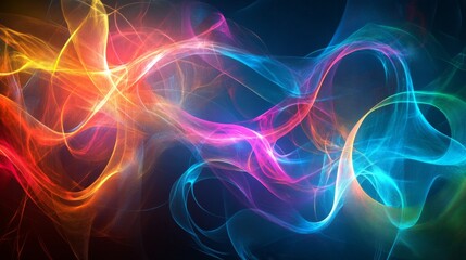 Obraz premium Abstract Colorful Wave Design