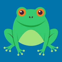 frog vector illustration