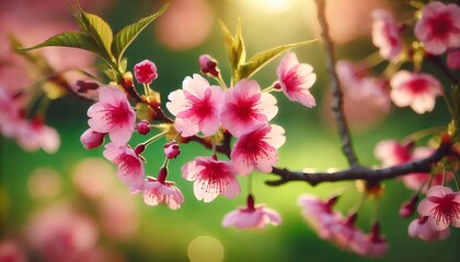 pink and white flowers