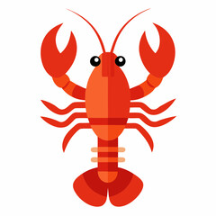 vector illustration of a lobster
