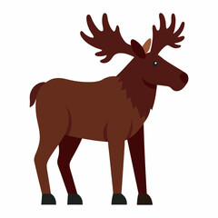 moose vector illustration