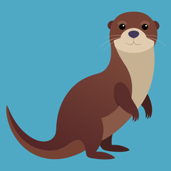 illustration of otter