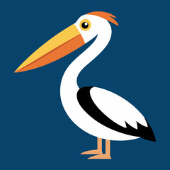 Fototapeta premium vector illustration of a pelican