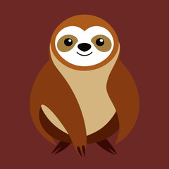 sloth vector illustration