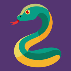 vector illustration of a snake
