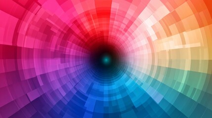 Stunning Colorful Geometric Abstract Background Design