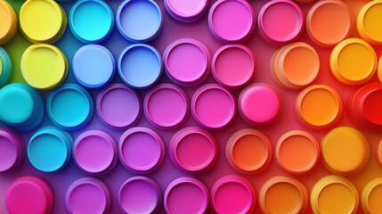 Abstract Colorful Circle Pattern Graphic Design