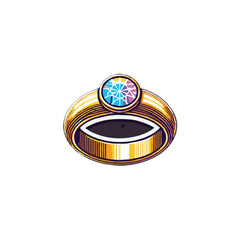 Rings icon vector design symbol illustration