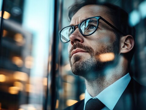 Man at Window