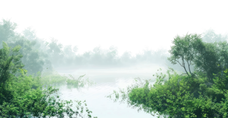 PNG Silence rainforest river landscape nature scenery natural.