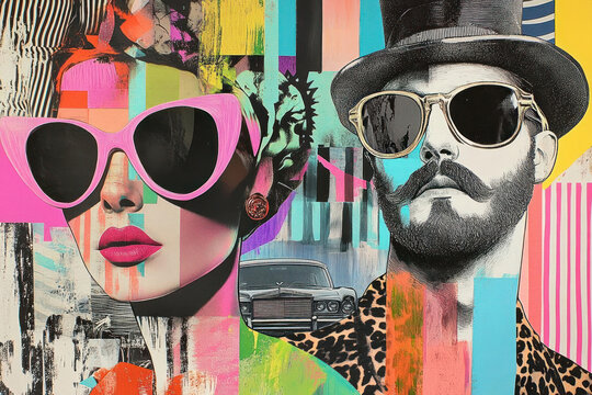 pop-art collage
