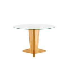 Modern table design with transparent background
