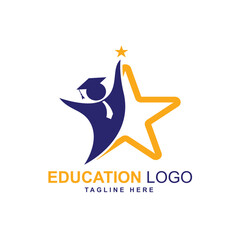 Fototapeta premium Custom Logos for Schools, Colleges, and Learning Platforms. Art & Illustration