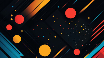 black Abstract Technology Background