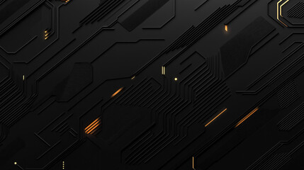 black Abstract Technology Background
