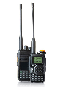 Portable radio transmitters