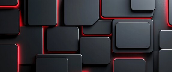 3D render of a black and grey background