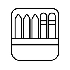 Icon Line - A place to store all your stationery and pencil
