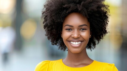 Cheerful customer service agent assisting clients while using her laptop at work