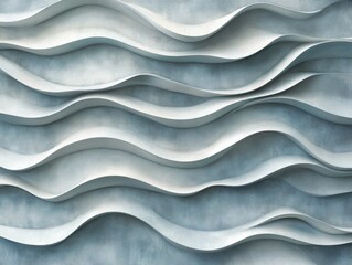 Obraz premium Wave pattern on wall