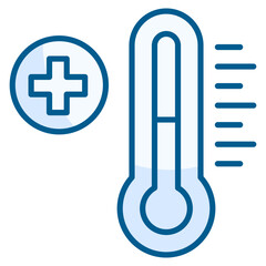 Obraz premium Thermometer Icon Element For Design